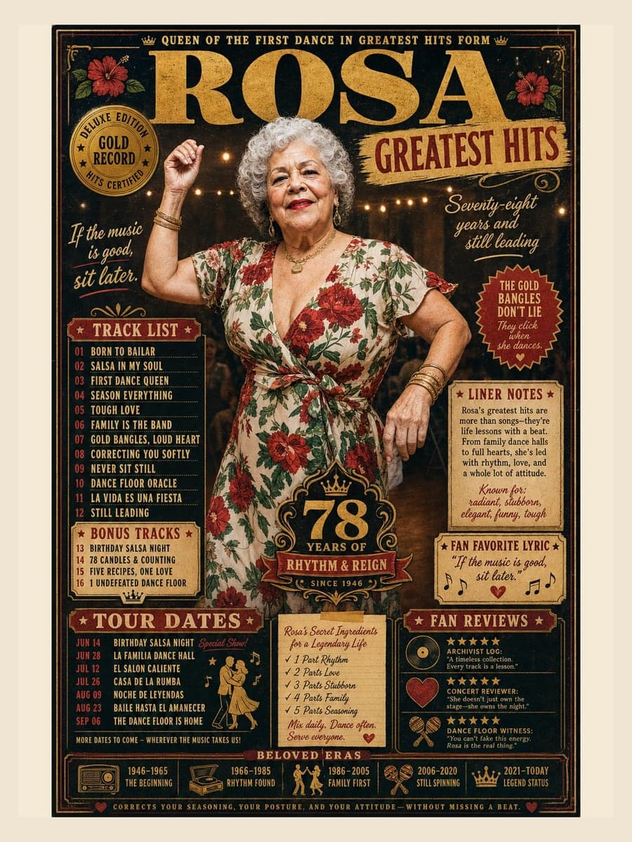 Greatest Hits poster for Rosa